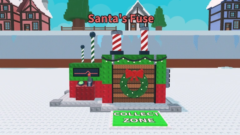Официальная иллюстрация к обновлению 28 Steal a Brainrot: SANTA'S FUSE