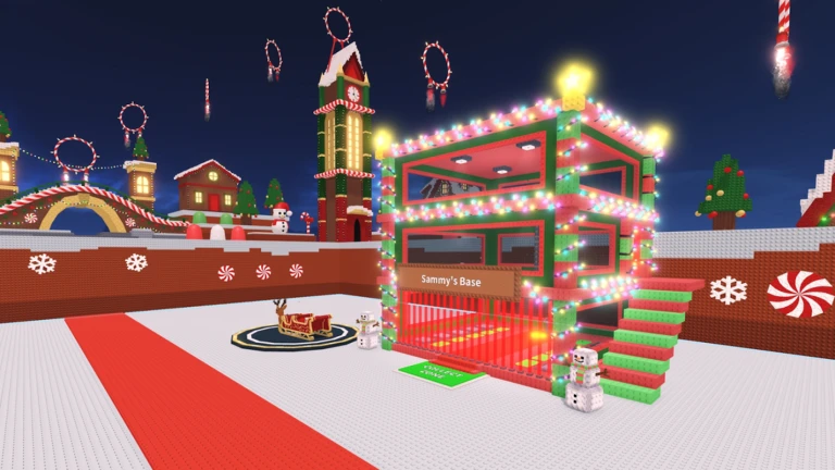 Официальная иллюстрация к обновлению 30 Steal a Brainrot: GINGERBREAD TOWN