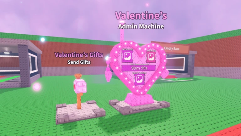 Официальная иллюстрация к обновлению 38 Steal a Brainrot: VALENTINE'S DAY PT 2