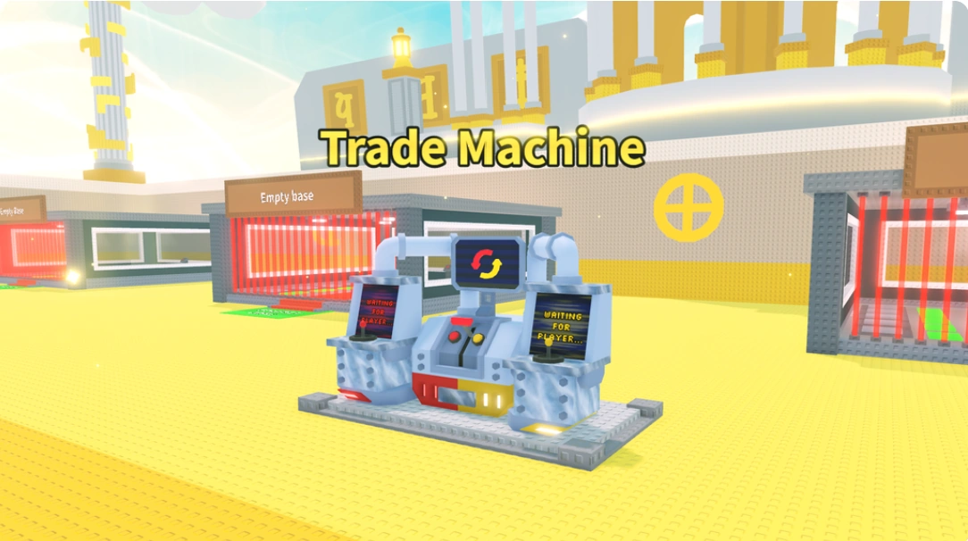 Официальная иллюстрация к обновлению 39 Steal a Brainrot: TRADE MACHINE