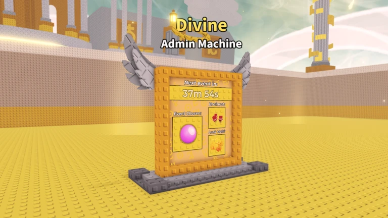 Официальная иллюстрация к обновлению 40 Steal a Brainrot: DIVINE ADMIN MACHINE
