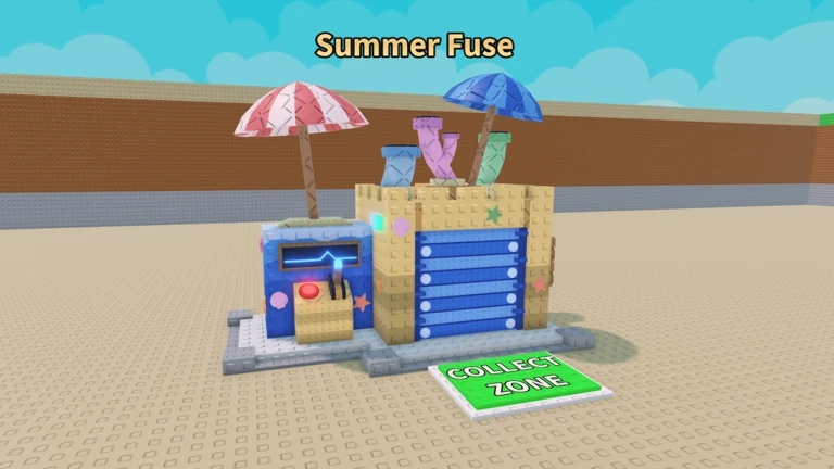 Официальная иллюстрация к обновлению 52 Steal a Brainrot: SUMMER FUSE