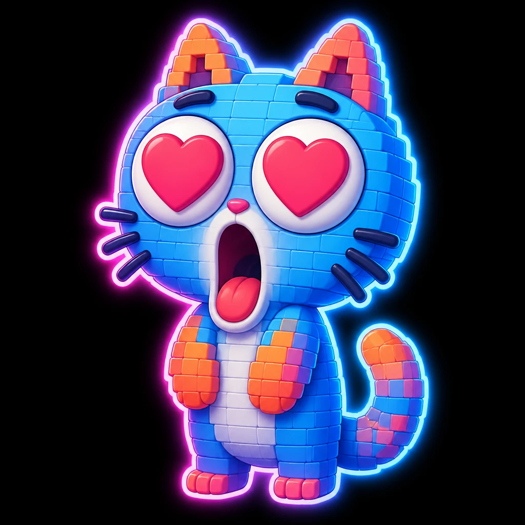 Taffy Pixel Cat — брейнрот MAX