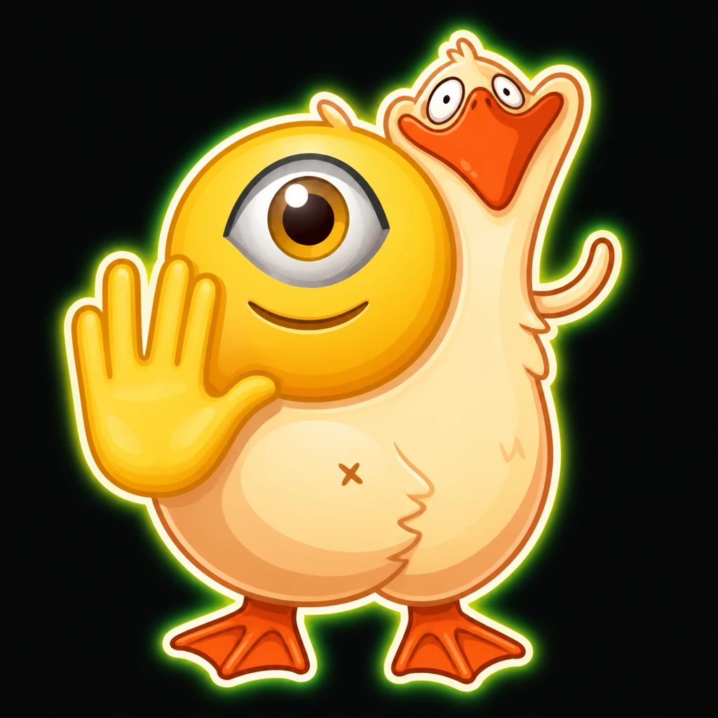 Эмоджи Гусь Федька — брейнрот MAX