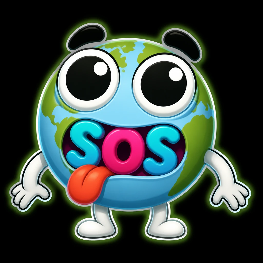 Глобус-Стикер — брейнрот MAX