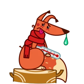 Рыжая белка @Emoji_Club №17