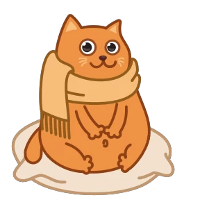 Bubo the scarf cat №3