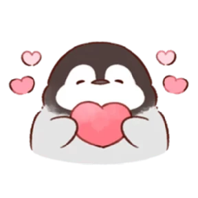cute peng and chick №19