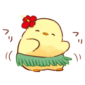 cute peng and chick №50